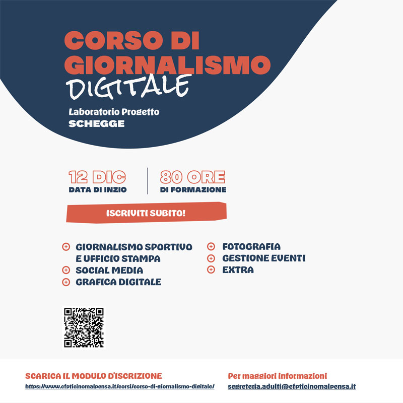 corso di formazione di Giornalismo digitale