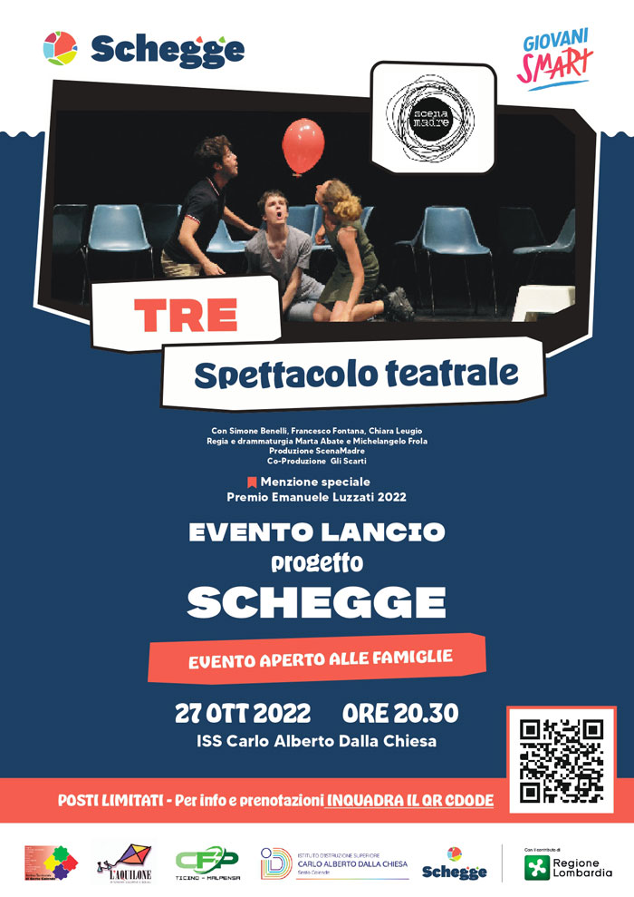 Invito allo Spettacolo teatrale TRE