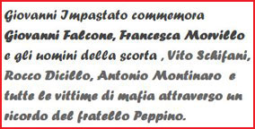 23 maggio - GIORNATA DELLA LEGALITA’