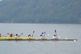 canoa a Sesto sul fiume Ticino