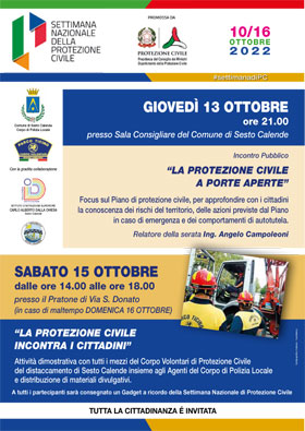 settimana Protezione Civile